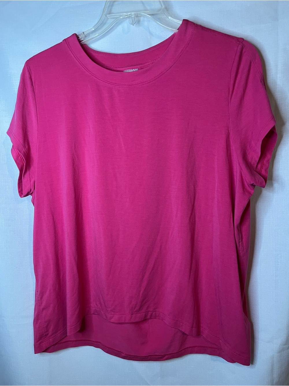 Athleta Hot Pink Short-Sleeve Crew Tee
